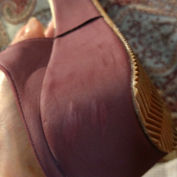 Size 6.5 L'Amour rhinestone wedge sandals - Picture 14 of 16